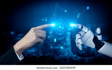 AI enables collaborative intelligence by linking robotics, machine learning, and data systems to automate operations and improve real-time decision-making. Vouch
