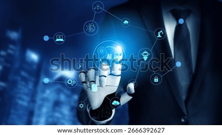 AI enables collaborative intelligence by linking robotics, machine learning, and data systems to automate operations and improve real-time decision-making. Vouch