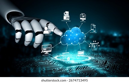 AI enhances cloud computing with scalable infrastructure, secure data, and smart services to support digital business transformation. Artificial intelligence spline