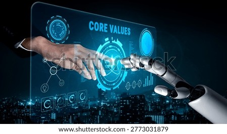 AI guided implementation of corporate core values and business ethics. These AI monitored principles guide the company culture and vision. Motif