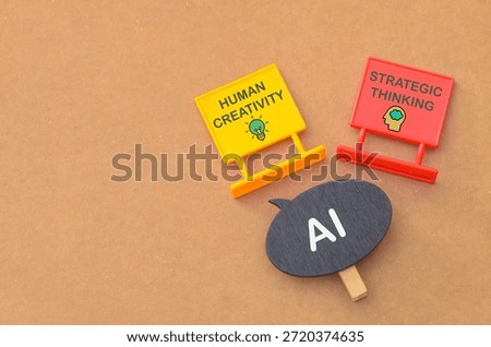 AI and Human Intelligence Synergy: Creativity and Strategic Thinking Concept