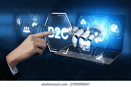 AI improves B2C models with smart delivery systems, customer engagement tools, and optimized digital retail strategies. Artificial intelligence spline