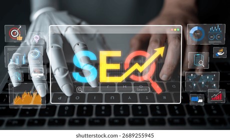 AI improves SEO visibility using intelligent optimization tools, keyword analytics, and smart marketing strategies for digital campaign success. Artificial intelligence spline