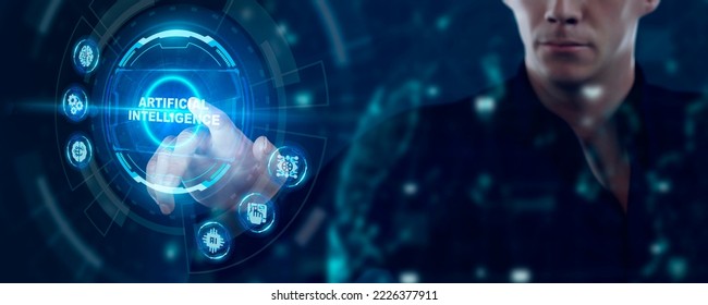 AI Learning and Artificial Intelligence Concept. Business, modern technology, internet and networking concept.  - Shutterstock ID 2226377911