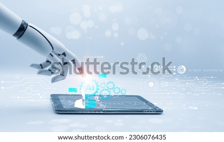AI learning,and the notion of artificial intelligence are used by humans in technology. business, contemporary technology,the internet,and the idea of networking.Artificial intelligence in daily life.
