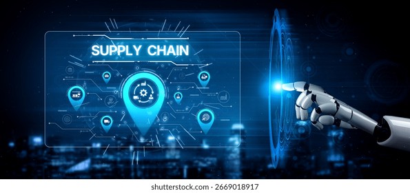 AI optimizes supply chain operations through smart logistics, automated tracking, and real-time delivery coordination for improved efficiency. Artificial intelligence spline
