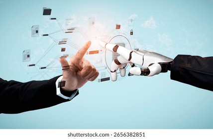 AI organizing document system, streamlining file access, automating document flow, and managing secure digital content through intelligent file operations. Vouch