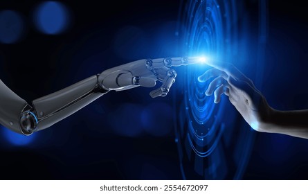 AI and Robotics for Advanced Human-Machine Interaction in Data Processing.