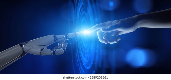 AI and Robotics for Advanced Human-Machine Interaction in Data Processing.