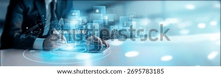 AI scientists using a smart tablet for performance monitoring of artificial intelligence models, machine learning automation neural networks prediction insights, and algorithms innovation.