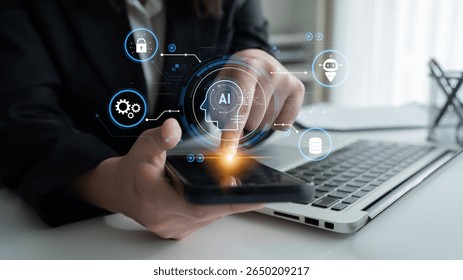 AI security and data ecosystem integrate ai, data, and security into one connected system for automation, protection, and efficient digital processes Latch