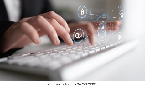AI security and data ecosystem integrate ai, data, and security into one connected system for automation, protection, and efficient digital processes Latch