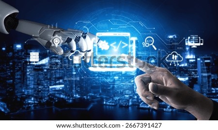 AI streamlines web development with smart coding tools, interface automation, and futuristic design systems for building efficient online platforms. Artificial intelligence spline