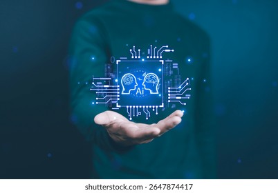 AI Technology, Artificial Intelligence, AI Brain Pattern, Intelligent Robotics, Future Technological Changes in AI, Artificial Intelligence Engineering, Big Data 