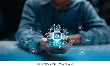 AI technology with machine learning empowers mobile devices to analyze data, automate decisions, and adapt to user behavior in real time, enhancing innovation across industries and applications.