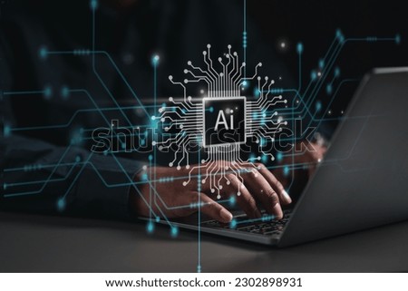 ai, unit, technology, processor, artificial intelligence, innovation, central processing unit, innovative, process, neural. typing keyboard training artificial intelligence machine learning.