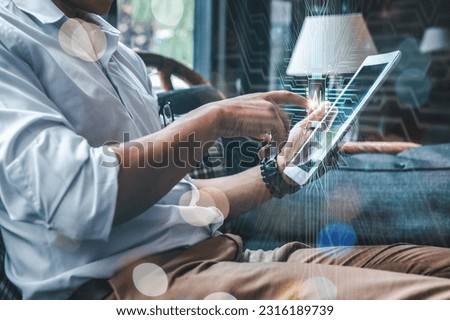 ai, unit, technology, processor, artificial intelligence, innovation, central processing unit, innovative, process, neural. touching at tablet for starting central processing unit. artificial unit.