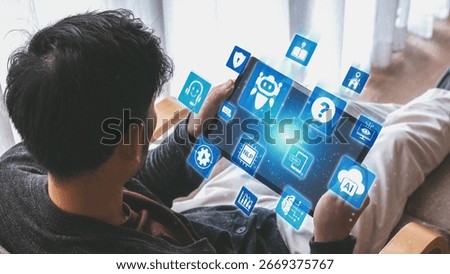 AI Virtual Assistant Artificial Intelligence Chatbot Controlled by Prompt Engineering for Explainable Generative AI information and LLM Deep Learning Technology for Smart Business Work Support. Spire