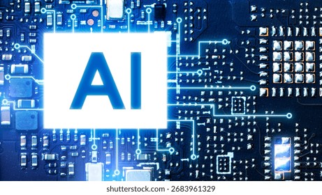 AI(Artificial Intelligence) concept. deep learning.