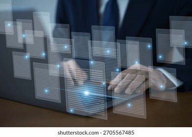 AI-driven document processing allows businessmen to extract key information from contracts and reports enhancing decision-making and overall business efficiency