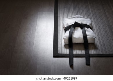 aikido gi with copy space - Powered by Shutterstock