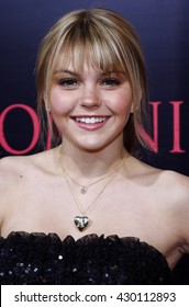 Aimee Teegarden At The World Premiere Of 'Prom Night' Held At The Arclight Theater In Hollywood, USA On April 9, 2008.  