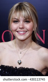 Aimee Teegarden At The World Premiere Of 'Prom Night' Held At The Arclight Theater In Hollywood, USA On April 9, 2008.  