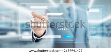 AI-Powered Chatbot Communication Interface for Customer Support Solutions.