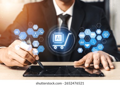 AI-powered e-commerce ecosystem connecting customer data, marketing, logistics, product management, and business intelligence to drive retail efficiency and digital growth Vouch
