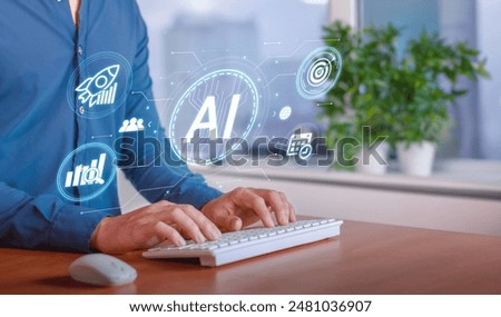 AI-Powered SEO Optimization in a Modern Workspace