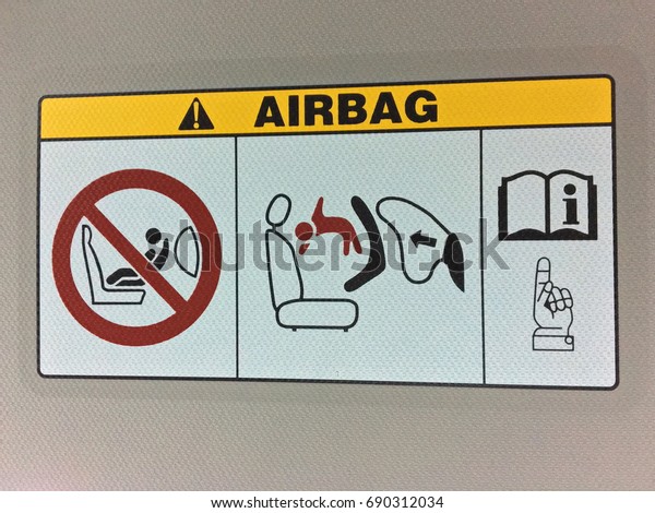 Air bag symbol interior
car