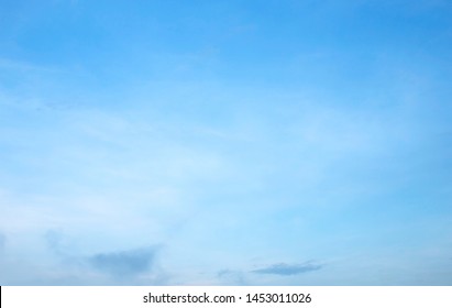 Air Clouds In The Blue Sky Background