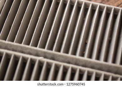 Air Con Filter Of Car Is Dirty Must Change Closeup
