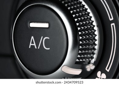 air condition control switch inside a car