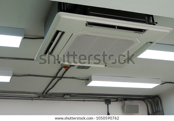 Air Condition Hanging On Ceiling Steel Stock Photo Edit Now
