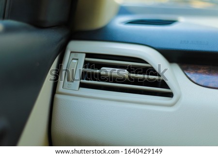 Air conditioner adjust button in car 