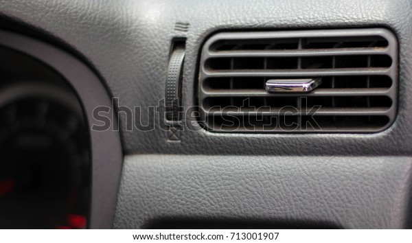 air conditioner in\
car , dirty and dust 