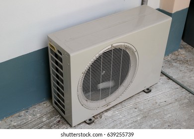 Air conditioner condenser unit  - Shutterstock ID 639255739