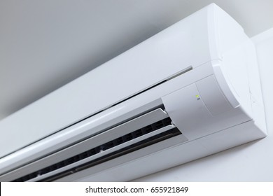 air conditioner cooling fresh system saving energy on white wall background - Air Conditioning Units air conditioner cooling fresh system saving energy on white wall background - Air Conditioning Units