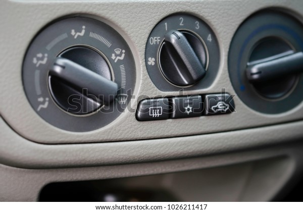 Air conditioner dashboard on control panel car\
not really modern\
technology