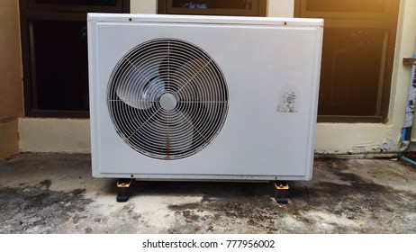 An air conditioner outdoor - Shutterstock ID 777956002