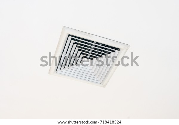 Air Conditioning Ceiling Vents Installed On Stock Photo