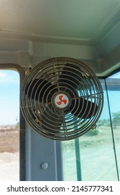 Air Conditioning Unit Inside A Frond Loader, Heavy Machinery.