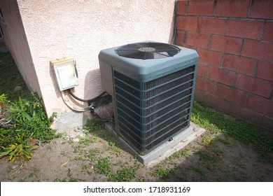  Air Conditioning Unit Outside Of House                              