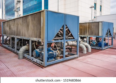 Air Cooled Water Chiller With Pipework