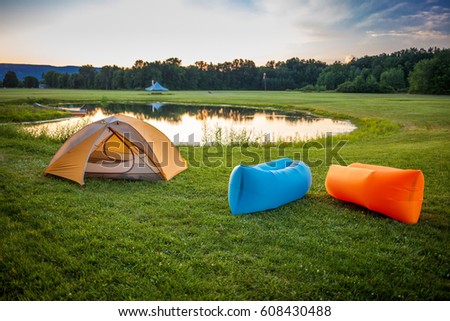 Air couch camping