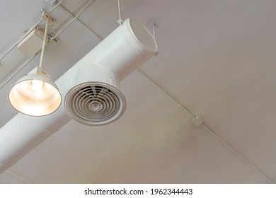 Air Duct Conditioning Ceiling In The Building