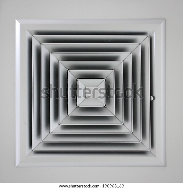 Air Duct Cover Technology Interiors Stock Image