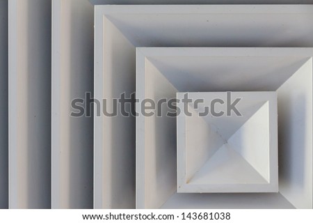 Air duct in square shape
