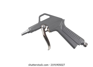 Air Duster Gun Isolated On A White Background Close-up